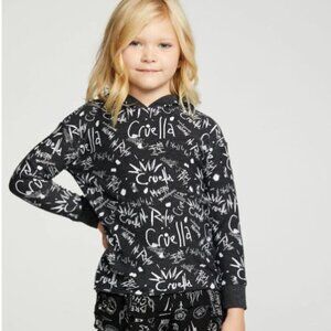 NWT CHASER x Disney Cruella De Vil 'No Rules' Girl Pullover Hoodie